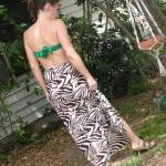 Sarong Cover Up Long Zebra ..