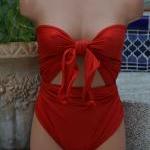 Bathing Suit Medium Wrap-ar..