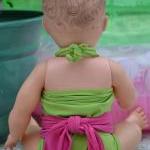 Baby Bathing Suit Pink and ..