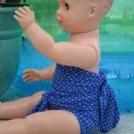 Baby Royal Blue with White ..